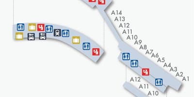 มาดริด barajas เทอร์มินัลแผนที่