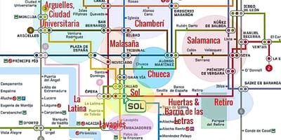 แผนที่ของ la ลาติน่ามาดริด
