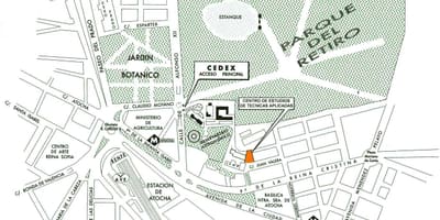 แผนที่ atocha สถานีมาดริด