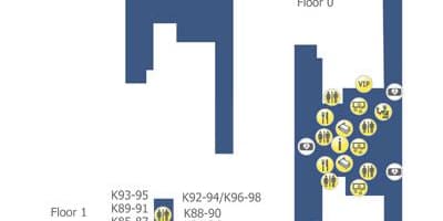 Barajas เทอร์มินัล 4 แผนที่