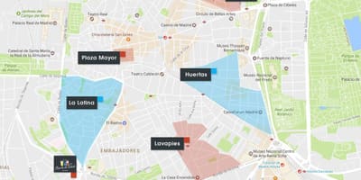 แผนที่ของ chueca